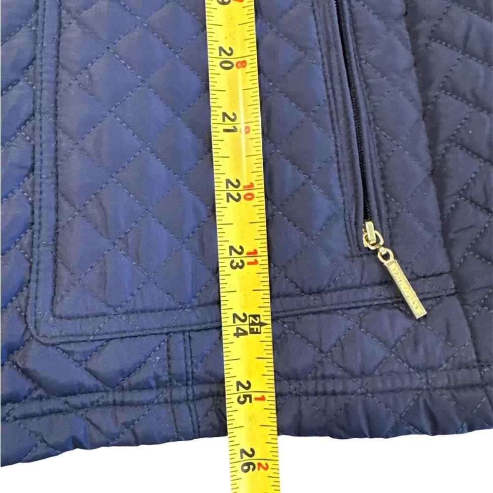 Weatherproof Navy Quilted Vest Women’s Large - Picture 3 of 8